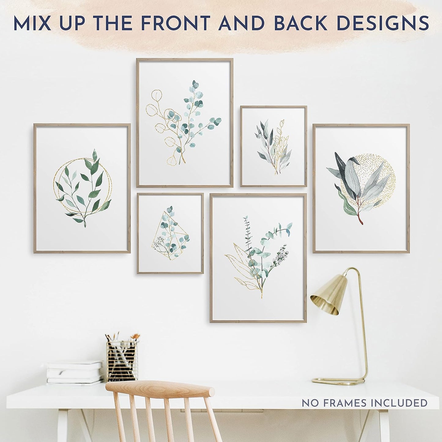 Boho Wall Decor - Set of 6 Boho Prints - Unframed - Boho Wall Art, Minimalist Wall Art, Minimalist Decor, Plant Wall Decor, Botanical Wall Art, Boho Bedroom, Plant Wall Art, Botanical Prints