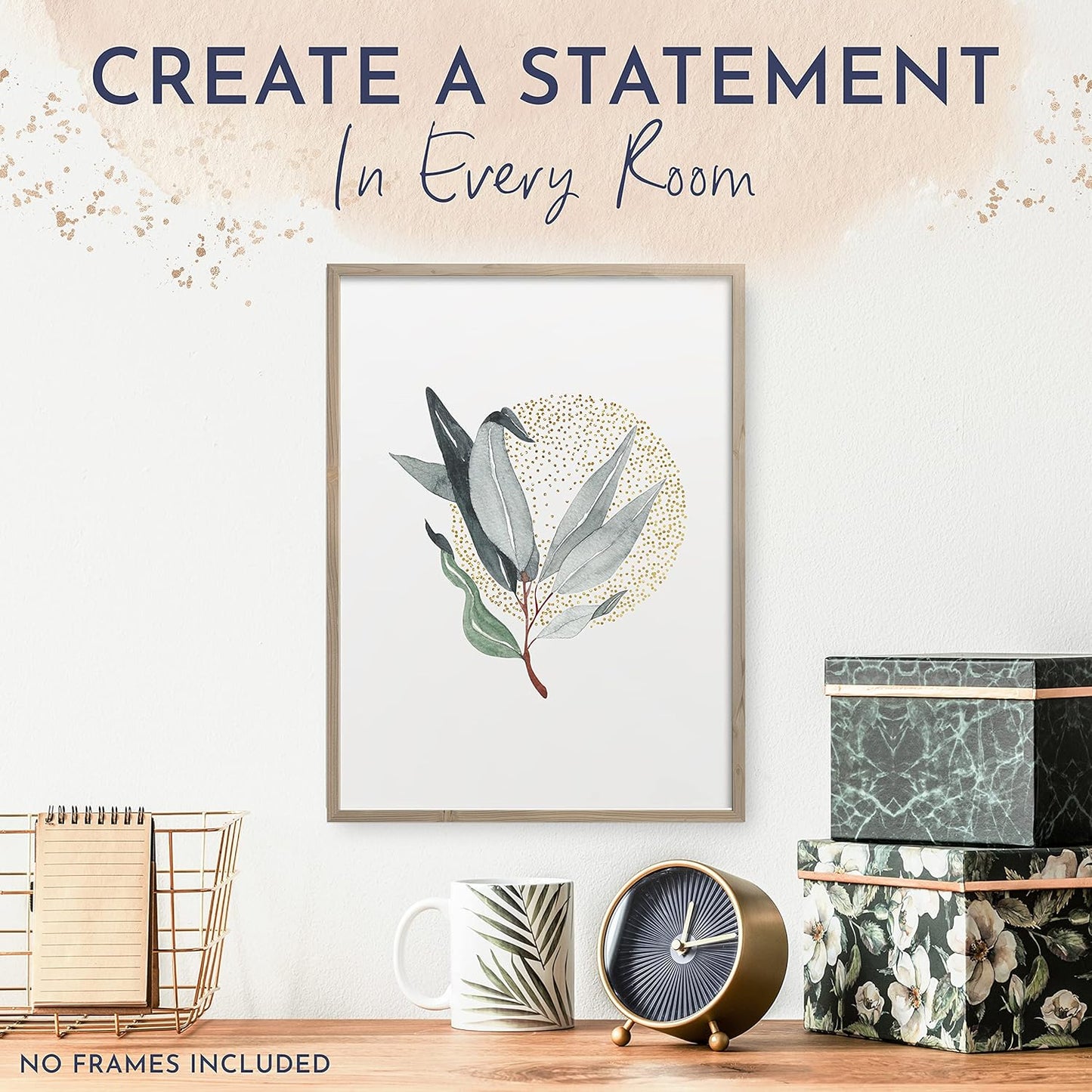 Boho Wall Decor - Set of 6 Boho Prints - Unframed - Boho Wall Art, Minimalist Wall Art, Minimalist Decor, Plant Wall Decor, Botanical Wall Art, Boho Bedroom, Plant Wall Art, Botanical Prints